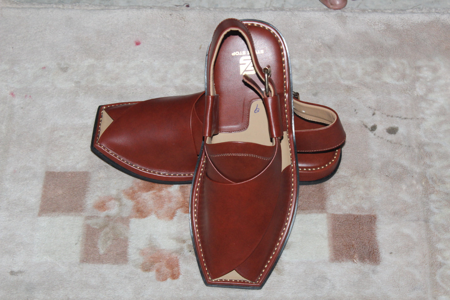 Peshawari Chappal Royale Burgundy