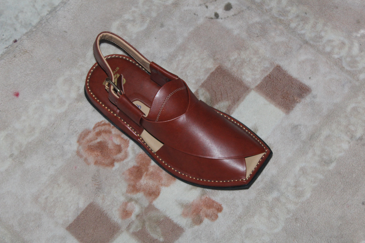 Peshawari Chappal Royale Burgundy