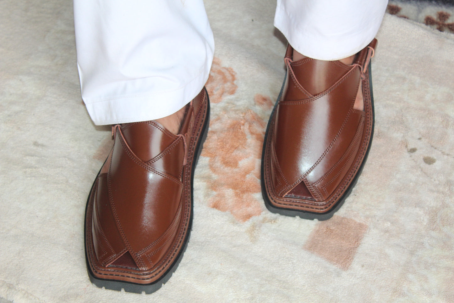Tripal Gear Vibram Sole Chappal Jet Brown