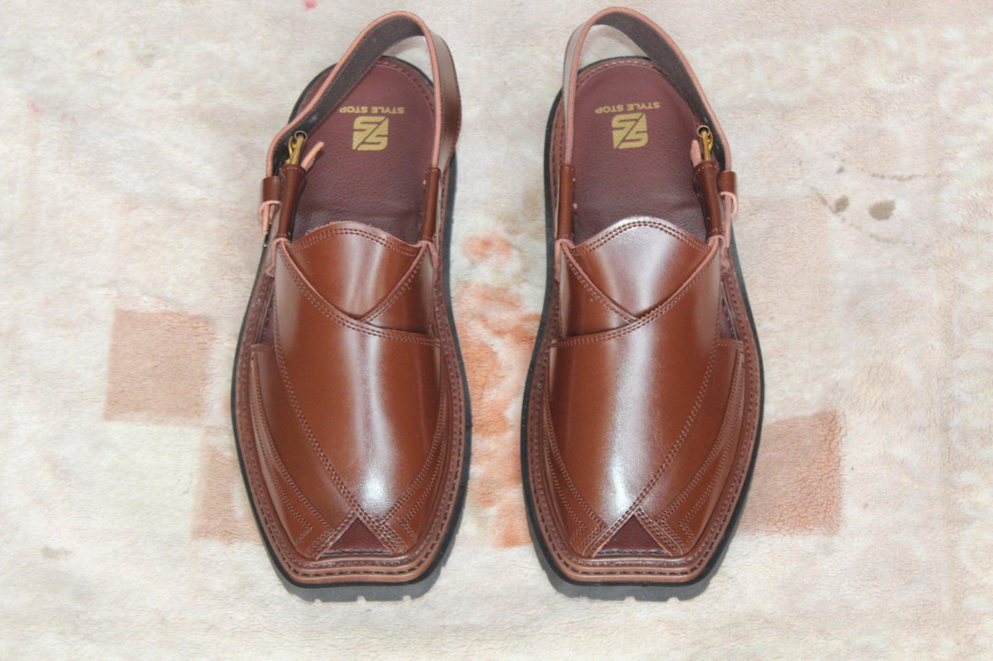 Tripal Gear Vibram Sole Chappal Jet Brown