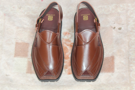 Tripal Gear Vibram Sole Chappal Jet Brown