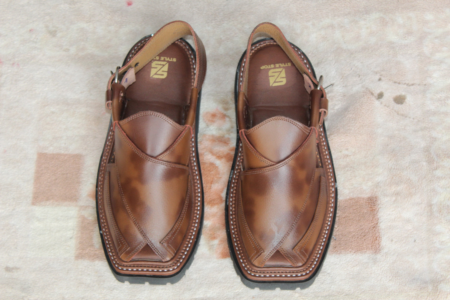 Tripal Gear Vibram Sole Chappal Shaded Brown