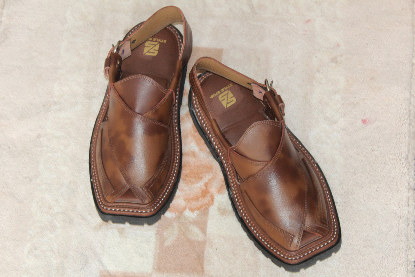 Tripal Gear Vibram Sole Chappal Shaded Brown