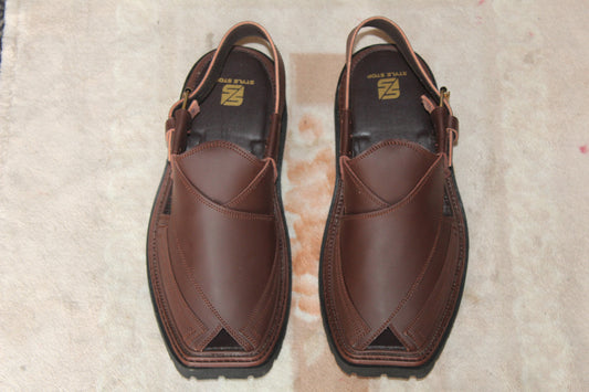 Tripal Gear Vibram Sole Chappal Matte Brown